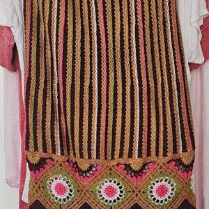 Brand New Kohls Granny Square Skirt